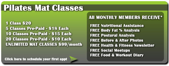 san diego pilates mat class fees